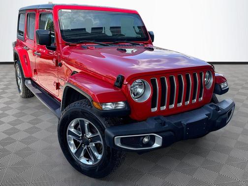 Firecracker Red Clearcoat 2023 Jeep Wrangler 4-Door Sahara 4x4