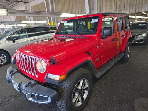 Firecracker Red Clearcoat 2023 Jeep Wrangler 4-Door Sahara 4x4