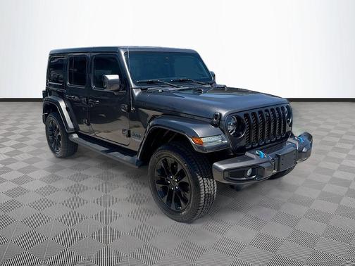 Black Clearcoat 2021 Jeep Wrangler Unlimited 4xe Sahara High Altitude