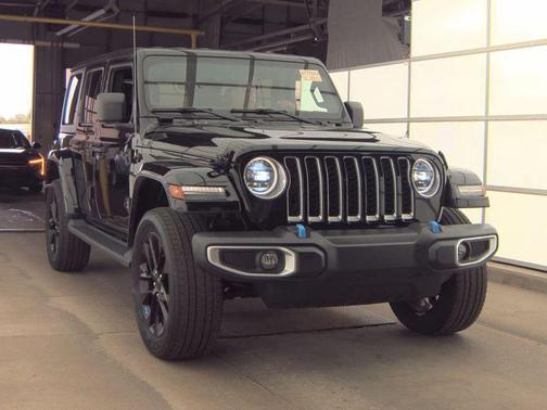 Black Clearcoat 2023 Jeep Wrangler 4xe Sahara