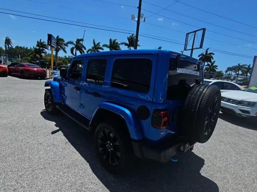 Hydro Blue Pearlcoat 2022 Jeep Wrangler Unlimited 4xe Sahara