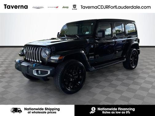 Black Clearcoat 2022 Jeep Wrangler Unlimited 4xe Sahara