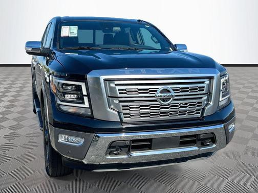 Super Black 2021 Nissan Titan Platinum Reserve