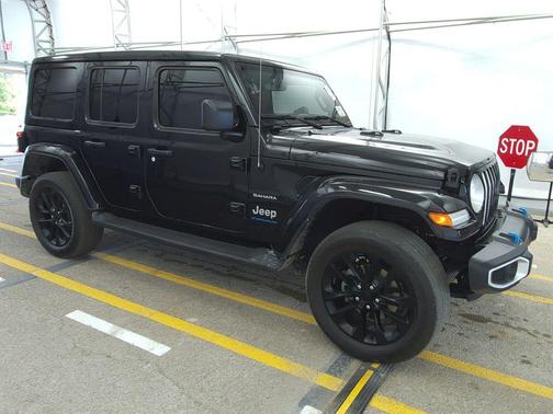 Black Clearcoat 2023 Jeep Wrangler 4xe Sahara