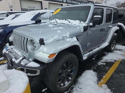 Silver Zynith Clearcoat 2023 Jeep Wrangler 4xe Sahara