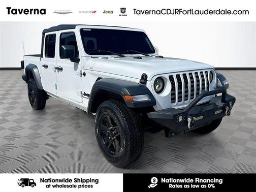 Bright White Clearcoat 2022 Jeep Gladiator Sport