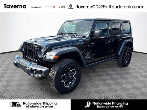 Black Clearcoat 2022 Jeep Wrangler Unlimited 4xe Rubicon