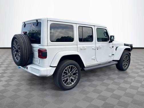 Bright White Clearcoat 2023 Jeep Wrangler 4xe Sahara High Altitude