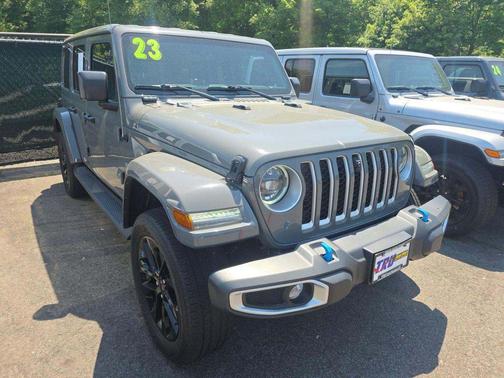 Sting-Gray Clearcoat 2023 Jeep Wrangler 4xe Sahara