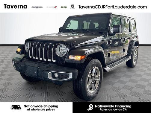 Black Clearcoat 2023 Jeep Wrangler 4-Door Sahara 4x4