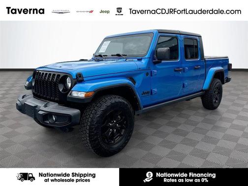 Hydro Blue Pearlcoat 2021 Jeep Gladiator Sport