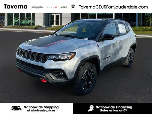 Silver Zynith Metallic Clearcoat 2026 Jeep Compass Trailhawk