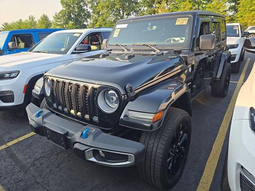 Black Clearcoat 2023 Jeep Wrangler 4xe Sahara