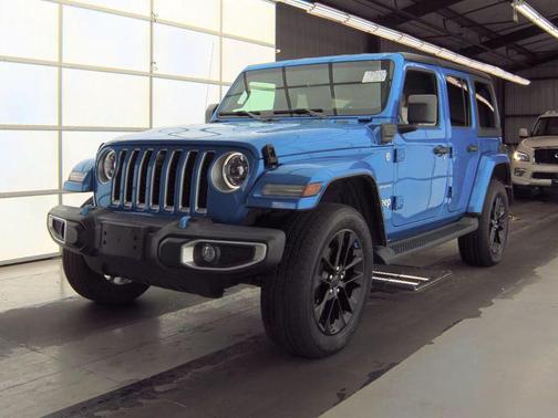 Hydro Blue Pearlcoat 2023 Jeep Wrangler 4xe Sahara