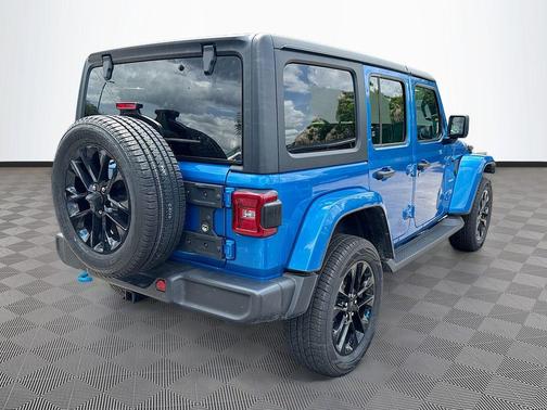 Hydro Blue Pearlcoat 2023 Jeep Wrangler 4xe Sahara