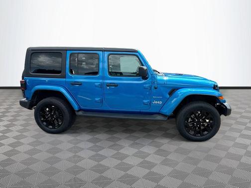 Hydro Blue Pearlcoat 2023 Jeep Wrangler 4xe Sahara