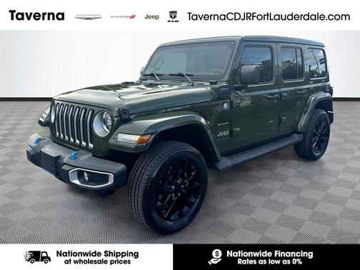 Sarge Green Clearcoat 2023 Jeep Wrangler 4xe Sahara
