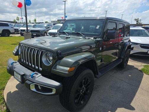 Sarge Green Clearcoat 2023 Jeep Wrangler 4xe Sahara