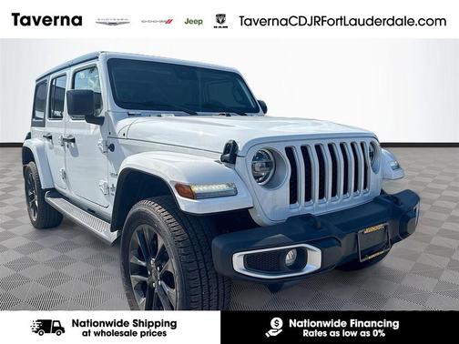 Bright White Clearcoat 2021 Jeep Wrangler Unlimited 4xe Sahara