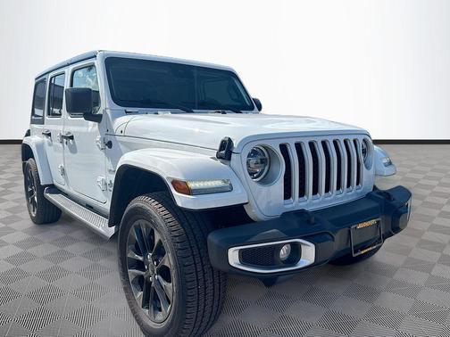 Bright White Clearcoat 2021 Jeep Wrangler Unlimited 4xe Sahara
