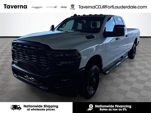Bright White Clearcoat 2026 RAM 2500 Tradesman Crew Cab 4x4 8' Box
