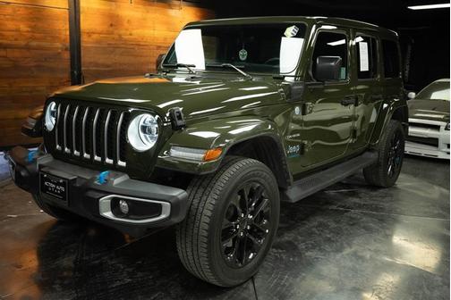 Sarge Green Clearcoat 2023 Jeep Wrangler 4xe Sahara