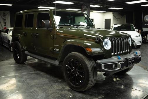 Sarge Green Clearcoat 2023 Jeep Wrangler 4xe Sahara