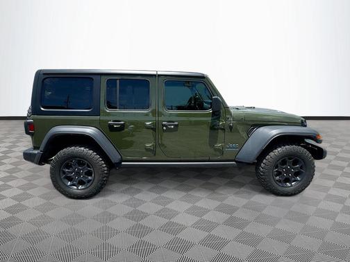 Sarge Green Clearcoat 2023 Jeep Wrangler 4xe Willys