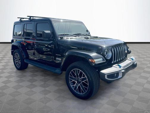 Black Clearcoat 2023 Jeep Wrangler 4xe Sahara