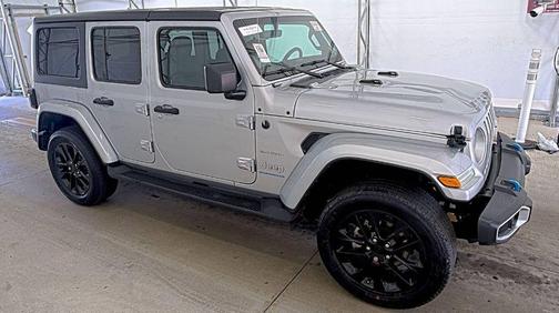 Silver Zynith Clearcoat 2023 Jeep Wrangler 4xe Sahara