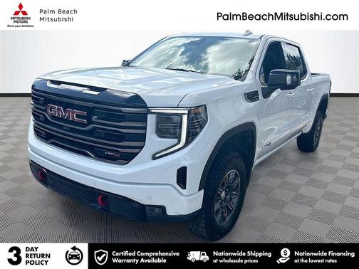 Summit White 2025 GMC Sierra 1500 AT4