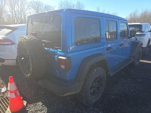 Hydro Blue Pearlcoat 2022 Jeep Wrangler Willys