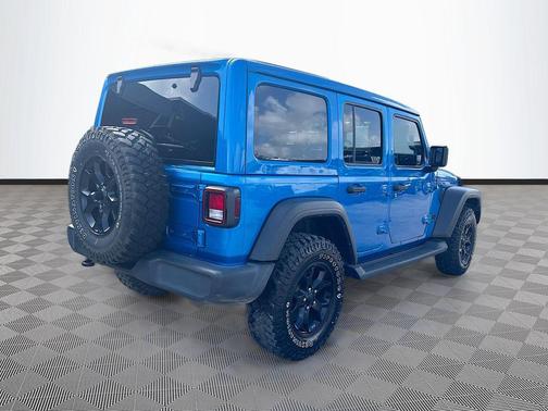 Hydro Blue Pearlcoat 2022 Jeep Wrangler Willys
