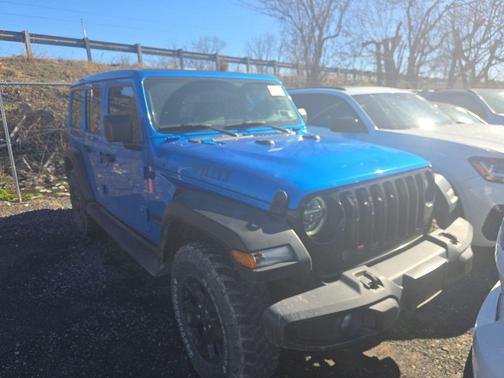Hydro Blue Pearlcoat 2022 Jeep Wrangler Willys