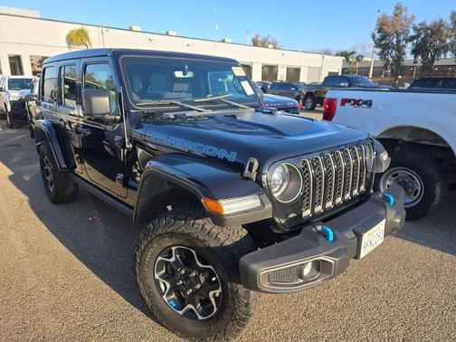Black Clearcoat 2023 Jeep Wrangler 4xe Rubicon