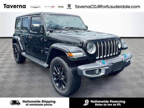 Black Clearcoat 2023 Jeep Wrangler 4xe Sahara