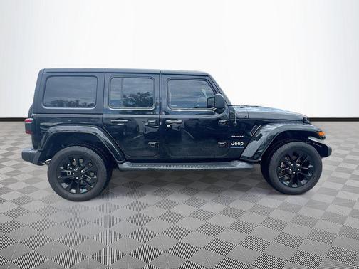 Black Clearcoat 2023 Jeep Wrangler 4xe Sahara
