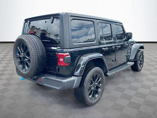 Black Clearcoat 2023 Jeep Wrangler 4xe Sahara