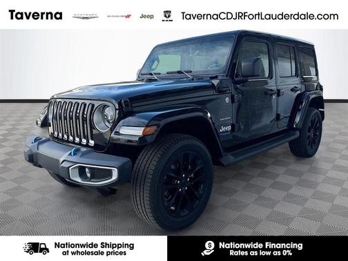 Black Clearcoat 2022 Jeep Wrangler Unlimited 4xe Sahara
