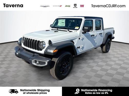 Bright White Clearcoat 2026 Jeep Gladiator Sport