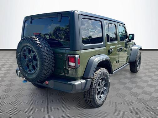 Sarge Green Clearcoat 2023 Jeep Wrangler 4xe Willys