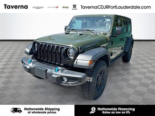 Sarge Green Clearcoat 2023 Jeep Wrangler 4xe Willys