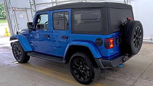 Hydro Blue Pearlcoat 2023 Jeep Wrangler 4xe Sahara