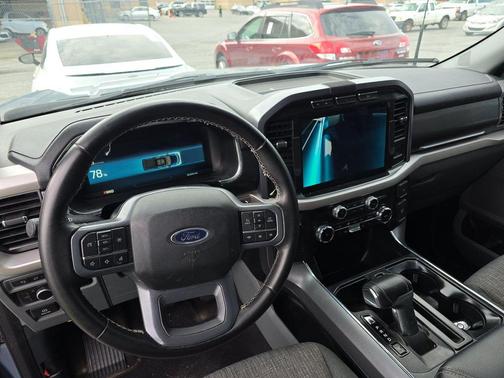 Azure Gray Metallic 2023 Ford F-150 Lightning XLT