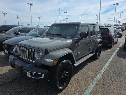 Sting-Gray Clearcoat 2023 Jeep Wrangler 4xe Sahara
