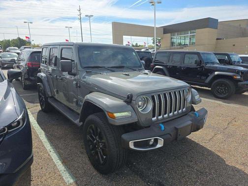 Sting-Gray Clearcoat 2023 Jeep Wrangler 4xe Sahara