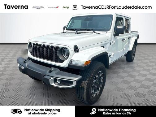 Bright White Clearcoat 2026 Jeep Gladiator Sahara 4x4