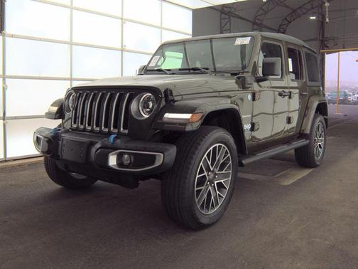 Sarge Green Clearcoat 2023 Jeep Wrangler 4xe Sahara