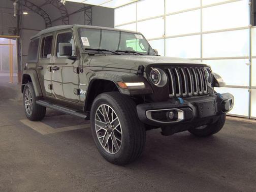 Sarge Green Clearcoat 2023 Jeep Wrangler 4xe Sahara