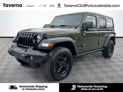 Sarge Green Clearcoat 2021 Jeep Wrangler Willys